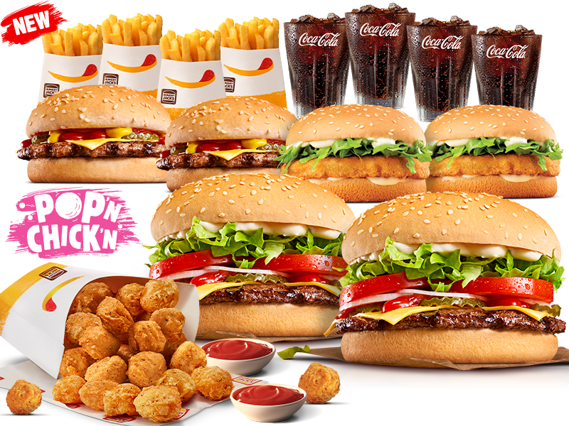 Burger bundle meals