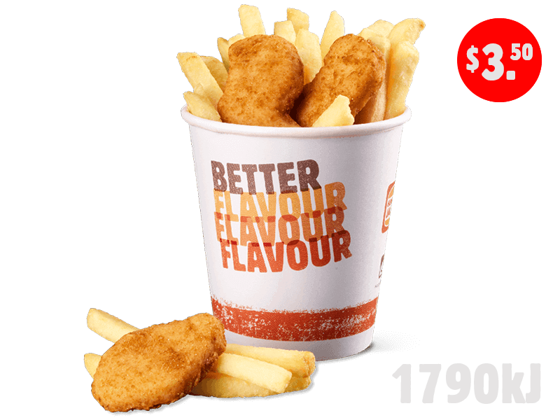 Hungry Jacks Penny Pinchers Menu Carry Cup Nuggets