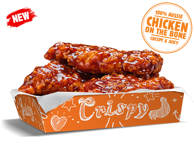 3 Korean BBQ Saucy Chicken Ribs