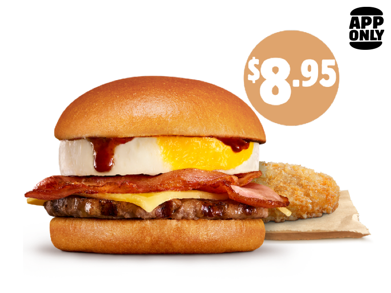 $8.95 Jack's Brekky Roll + Hash Brown