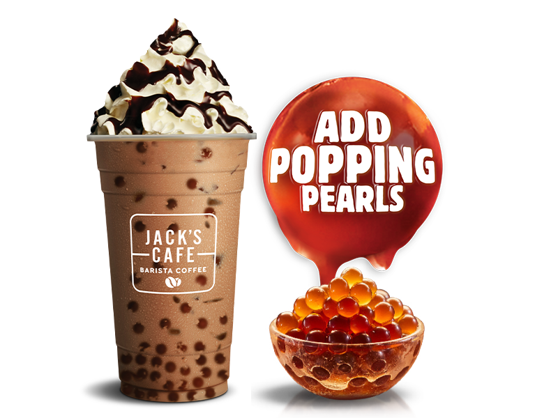 Iced Chocolate with Popping Pearls