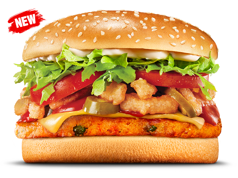 Angry Veggie Whopper Cheese