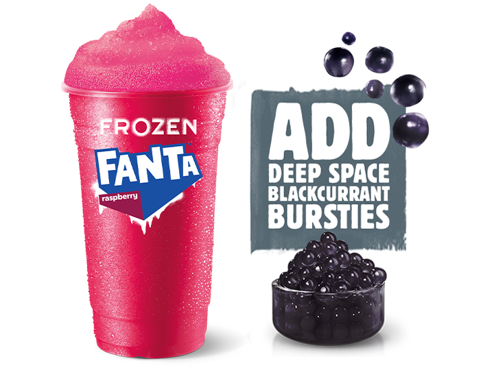Frozen Raspberry with Bursties