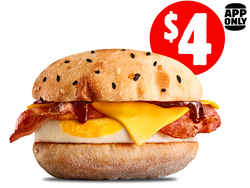 $4 Bacon & Egg Turkish Brekky Roll