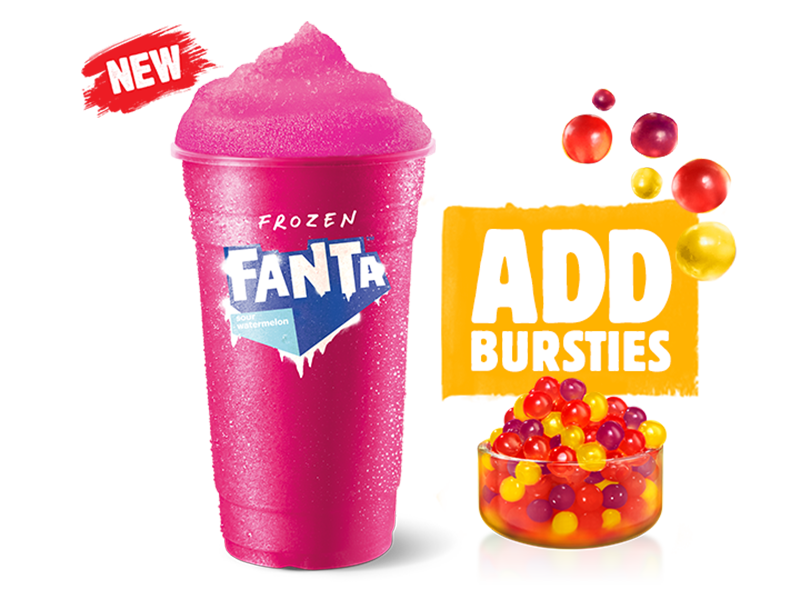Frozen Drinks and Bursties Hungry Jack's Australia