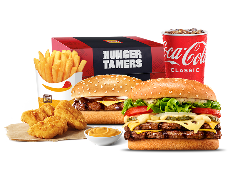 Double Cheese Lovers Whopper® Hunger Tamers