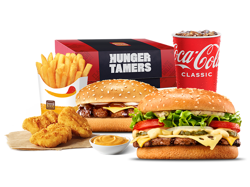 Cheese Lovers Whopper® Hunger Tamers