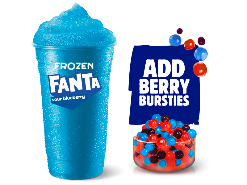 Frozen Fanta® Sour Blueberry