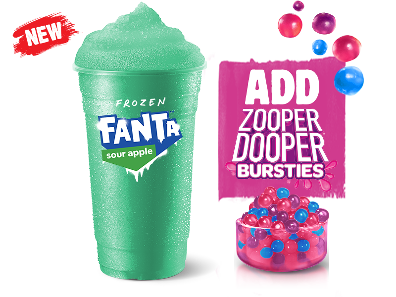 Frozen Fanta® Sour Apple