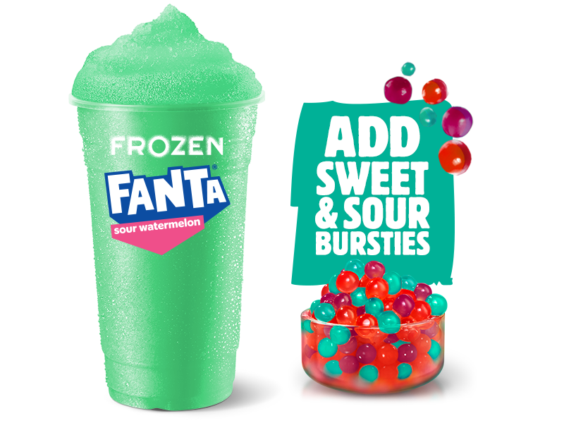 Frozen Fanta® Sour Watermelon