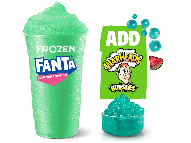 Frozen Fanta® Sour Watermelon