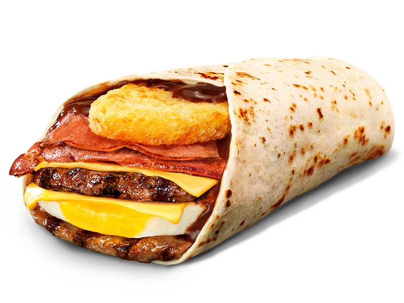 Mega BBQ Brekky Wrap