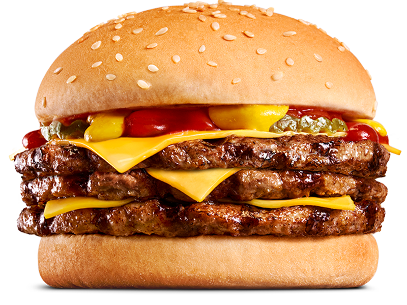 Triple Cheeseburger