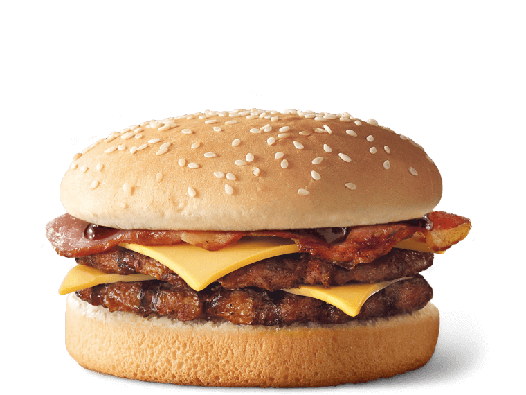 Calories in Hungry Jacks Double Bbq Bacon Stacker calcount