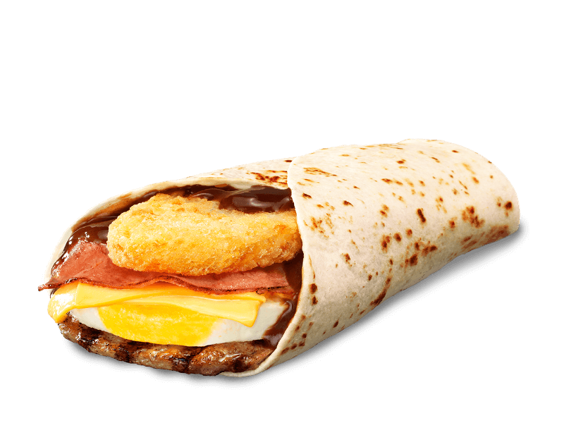 Big BBQ Brekky Wrap