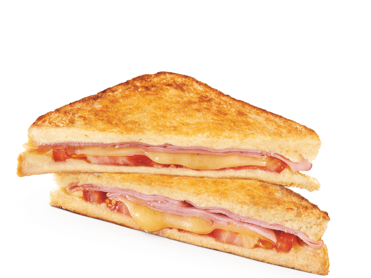 Ham Cheese & Tomato Toastie