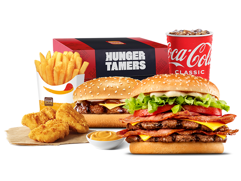 Mega Baconator Hunger Tamers