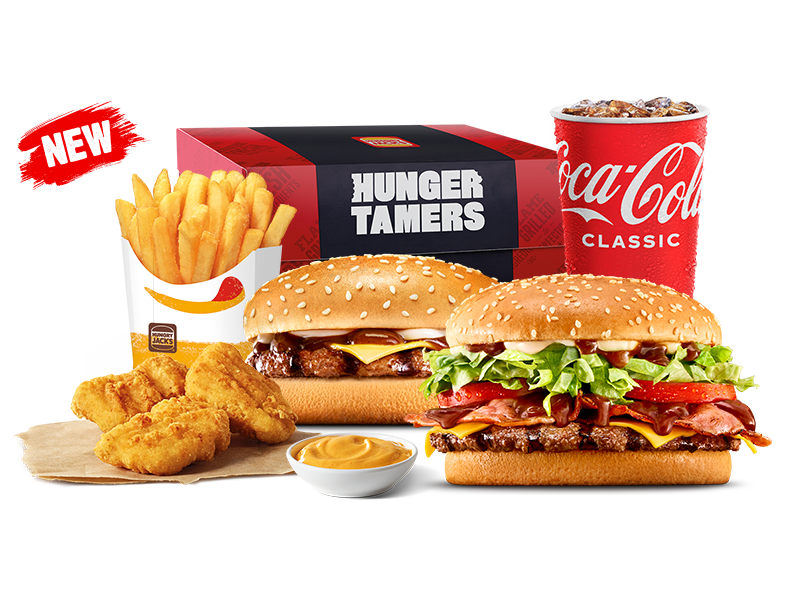 Bacon Gravy Whopper Hunger Tamers