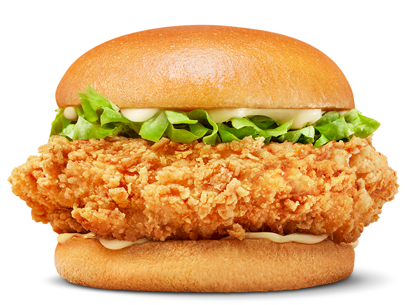 Classic Fried Chicken with Lettuce