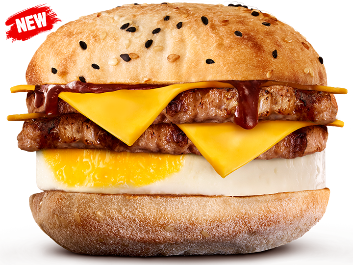Double Sausage & Egg Turkish Brekky Roll